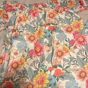 Floral off the shoulder dress